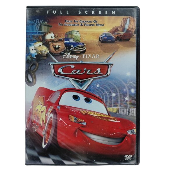 Disney Pixar Other - Disney Pixar Cars Full Screen DVD Movie With Bonus Features